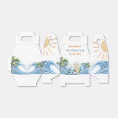 Summer Surf Birthday Party Bedankdoosjes (Uitgevouwen)