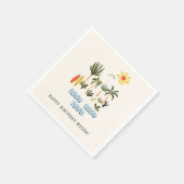 Summer Surf Birthday Party Servet (Hoek)