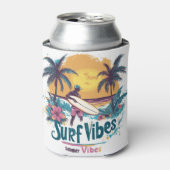 Summer Surf Vibes drink koeler (Blikje Voorkant)