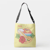 Summer Surfer aangepaste naam tassen (Achterkant)