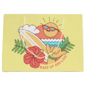 Summer Surfer: grote cadeaastas Large Cadeautasje (Voorkant)
