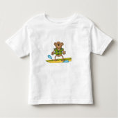 Summer Surfer Monkey Kinder Shirts (Voorkant)