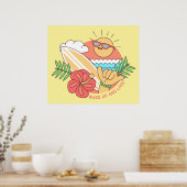 Summer Surfer poster (Keuken)