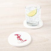 Summer Surfer Zandsteen Onderzetter (Zijkant)