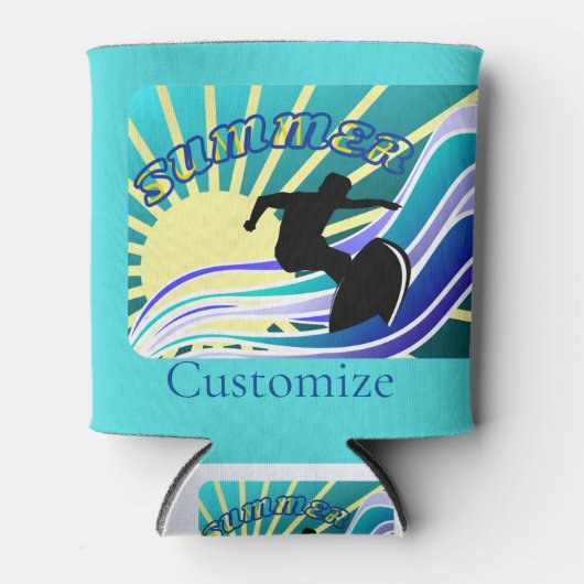 Summer Surfing Fun Thunder_Cove Blikjeskoeler (Voorkant)