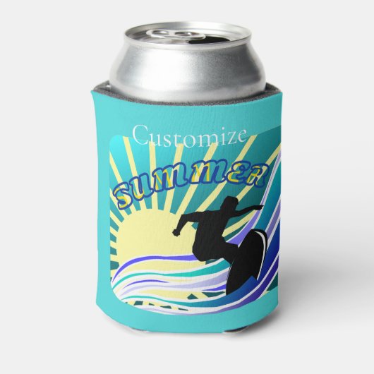 Summer Surfing Fun Thunder_Cove Blikjeskoeler (Blikje Achterkant)
