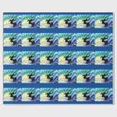 Summer Surfing Fun Thunder_Cove Cadeaupapier (Vlak)