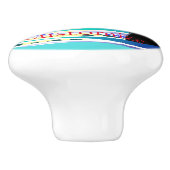 Summer Surfing Fun Thunder_Cove Keramische Knop (Zijkant)