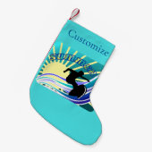 Summer Surfing Fun Thunder_Cove Kleine Kerstsok (Voorkant (Hangend))