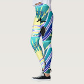 Summer Surfing Fun Thunder_Cove Leggings (Links)