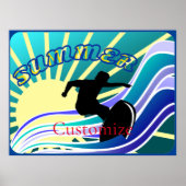 Summer Surfing Fun Thunder_Cove Poster (Voorkant)