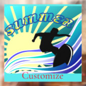 Summer Surfing Fun Thunder_Cove Raamsticker (Vel 2)