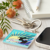 Summer Surfing Fun Thunder_Cove Sleutelhanger (Voorkant Rechts)