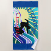 Summer Surfing Fun Thunder_Cove Strandlaken (Voorkant)