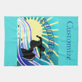 Summer Surfing Fun Thunder_Cove Theedoek (Horizontaal)