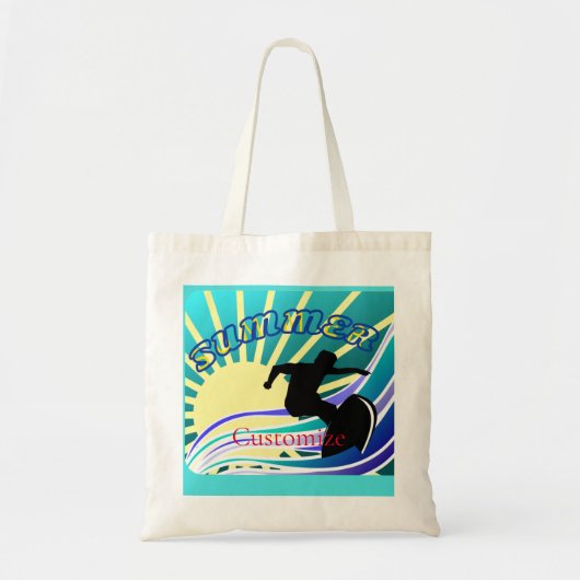 Summer Surfing Fun Thunder_Cove Tote Bag (Voorkant)
