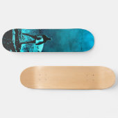 Summer Surfing Grunge Style Persoonlijk Skateboard (Horizontaal)