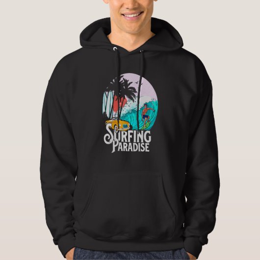 Summer Surfing Paradise Hoodie (Voorkant)