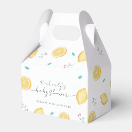 Summer Sweet Citrus Baby shower Bedankdoosjes