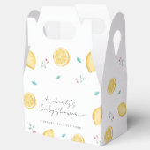 Summer Sweet Citrus Baby shower Bedankdoosjes (Geopend)
