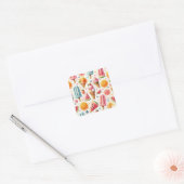 Summer Sweet escape Vierkante Sticker (Envelop)
