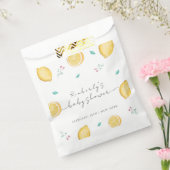 Summer Sweet Lemon Citrus Fruit Baby shower Bedankzakje (Gezegeld)