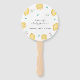 Summer Sweet Lemon Citrus Fruit Baby shower Handwaaier