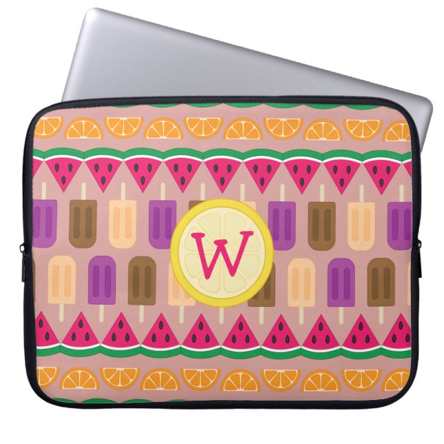 Summer Sweets laptophoes Laptop Sleeve (Voorkant)