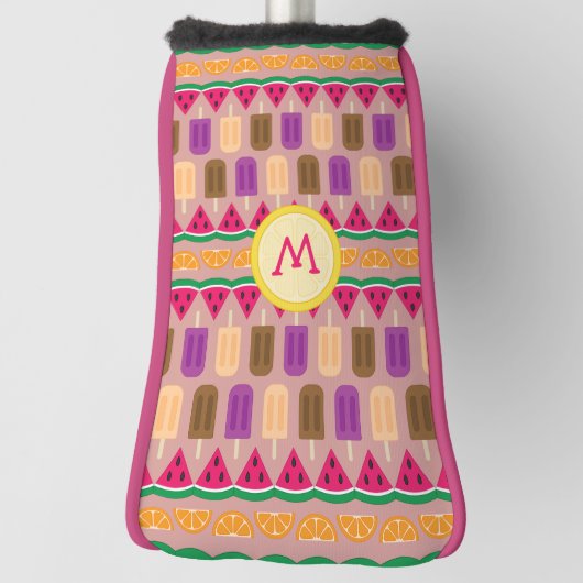 Summer Sweets Putter Hoesje Golfheadcover (Draai 90)