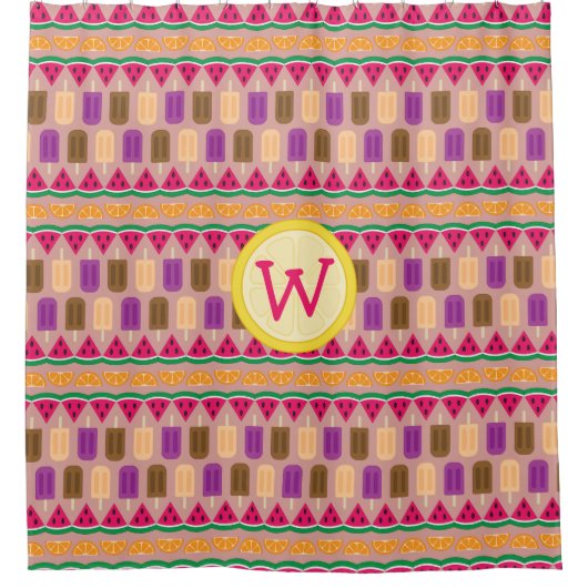 Summer Sweets Shower Curtain Douchegordijn (Voorkant)