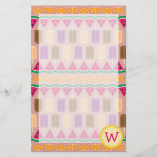 Summer Sweets Stationery Briefpapier