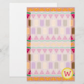 Summer Sweets Stationery Briefpapier (Voorkant / Achterkant)