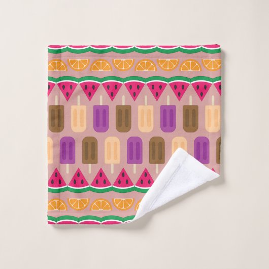 Summer Sweets Towel Set Bad Handdoek (Wasdoekje)