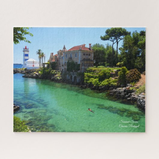Summer Swim, Cascais Portugal Legpuzzel (Horizontaal)