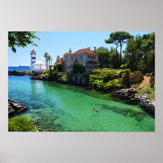 Summer Swim Cascais, Portugal Poster (Voorkant)