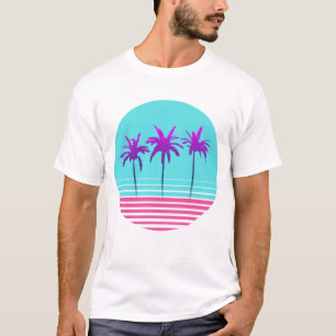 Summer Synth Tropical Vibes T-shirt! T-shirt