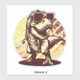 Summer T-Rex Sticker