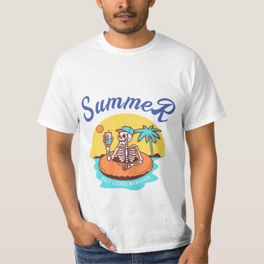 Summer T shirt voor heren (Voorkant)