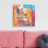 Summer Table Canvas Afdruk (Insitu (Woonkamer))