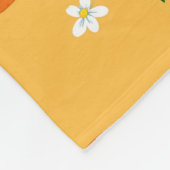 Summer Tangerines Fleece Deken (Hoek)