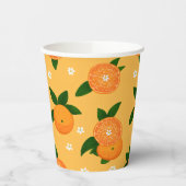 Summer Tangerines Papieren Bekers (Links)