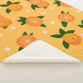 Summer Tangerines Sherpa Deken (3/4)