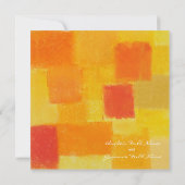 Summer tango Bachelorette Party Invitation Kaart (Achterkant)