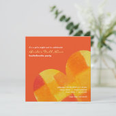 Summer tango Bachelorette Party Invitation Kaart (Staand voorkant)