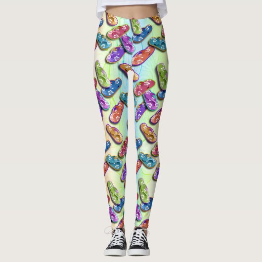 SUMMER-TEENSLIPPERS LEGGINGS (Voorkant)