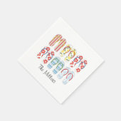 Summer Teenslippers Napkins Servetten (Hoek)