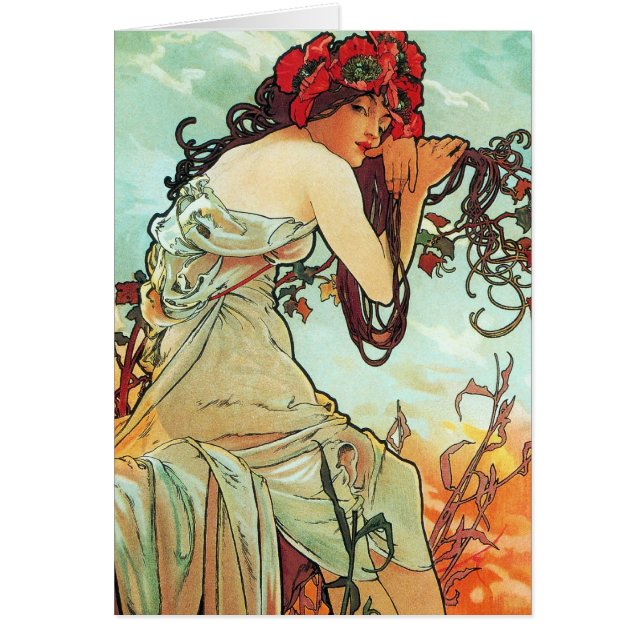 Summer, The Seasons, Mucha (Voorkant)
