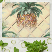 Summer Thmed Pineapple Theedoek (Gevouwen)