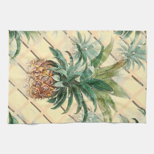 Summer Thmed Pineapple Theedoek (Horizontaal)