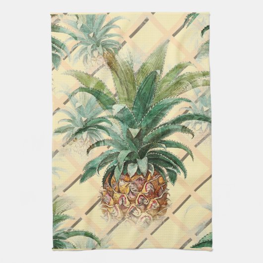 Summer Thmed Pineapple Theedoek (Verticaal)